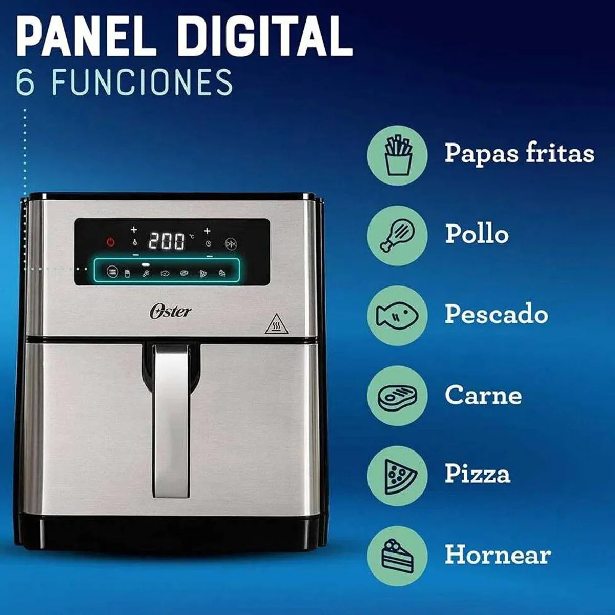 OSTER - Freidora De Aire Digital 9L CKSTAF90D