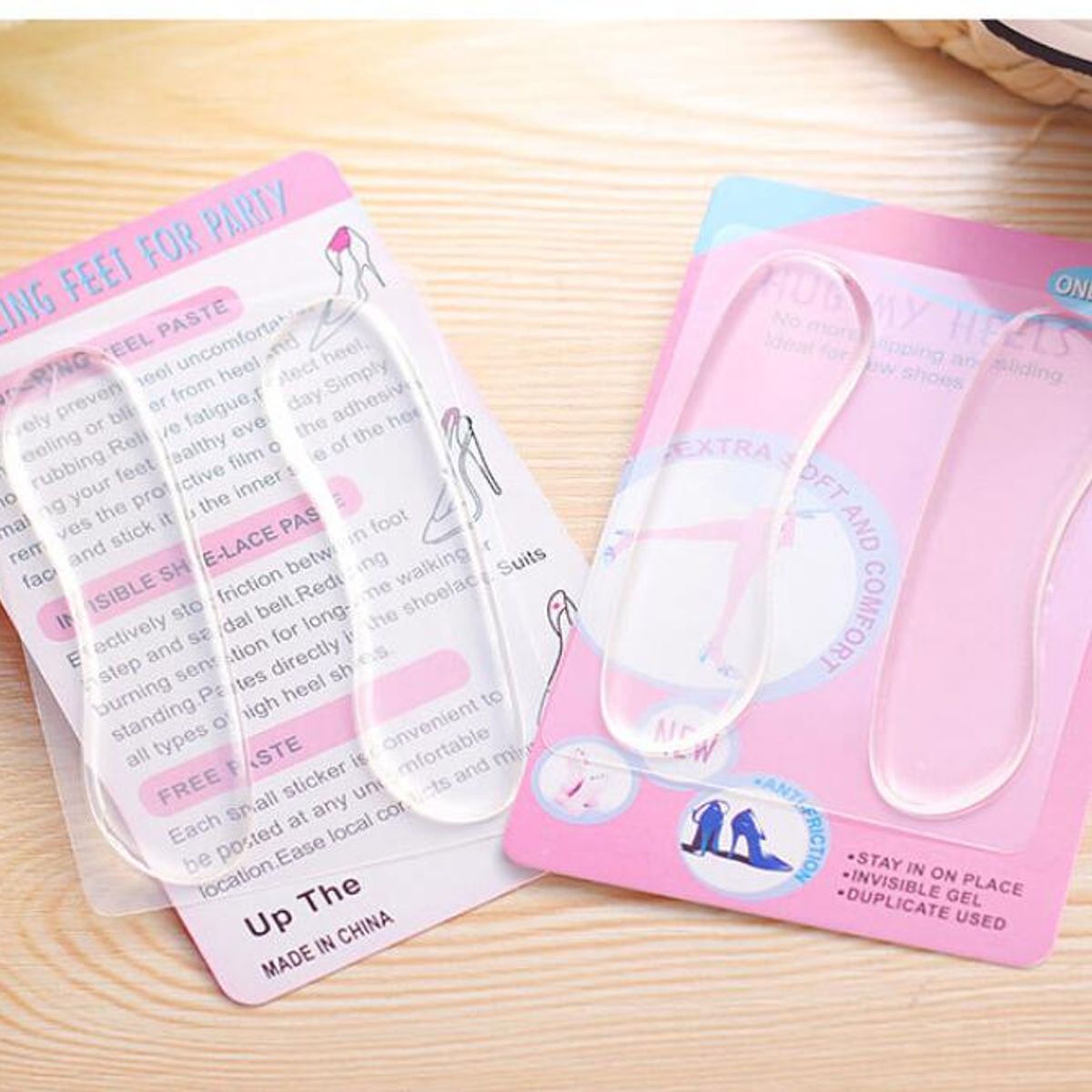GENERICO - Almohadillas para talón talonera curitas plantillas de gel plantilla para zapato