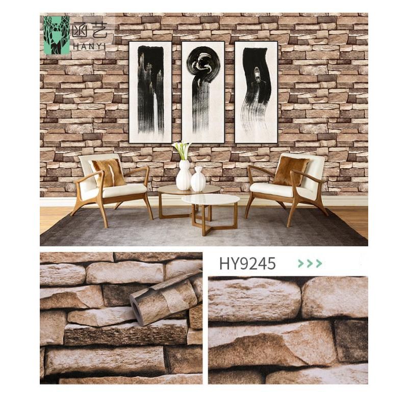GENERICO - Papel tapiz autoadhesivo  - ROLLO 10m x 45cm HY 9245