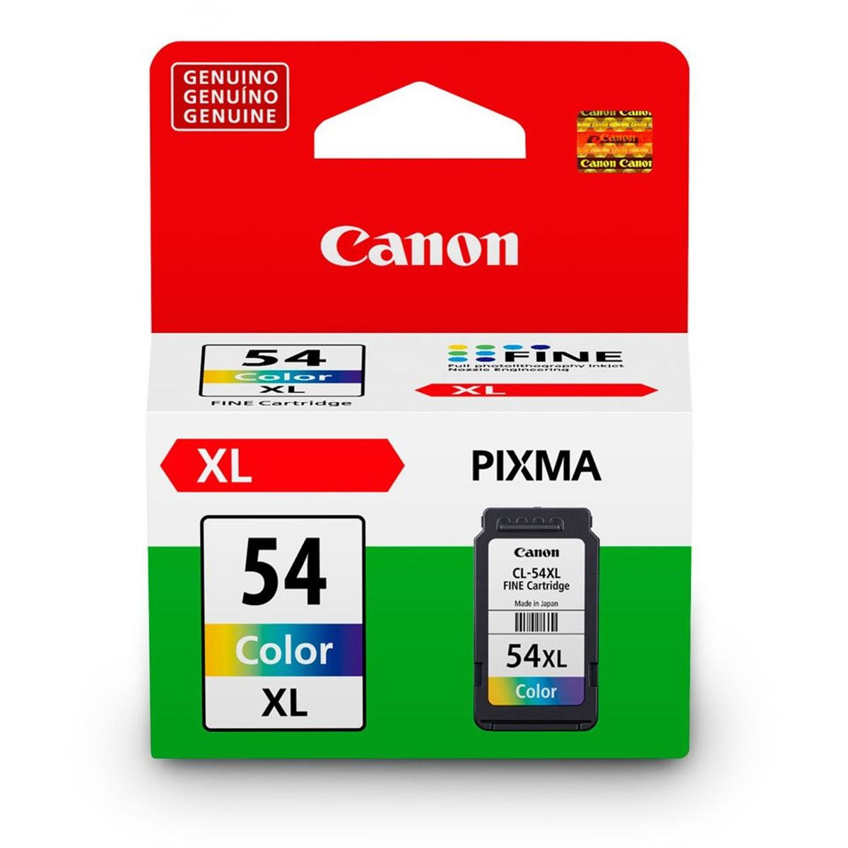 CANON - CARTUCHO DE TINTA CANON CL-54XL TRICOLOR 12ML ORIGINAL