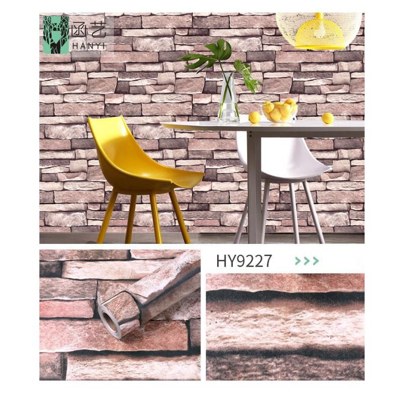 GENERICO - Papel tapiz autoadhesivo  - ROLLO 10m x 45cm HY9227