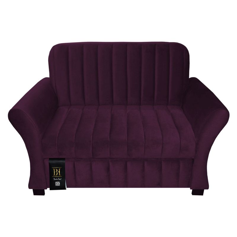 BARAKA HOME - Sofá Cama Vancouver 1.5 Plz - Púrpura