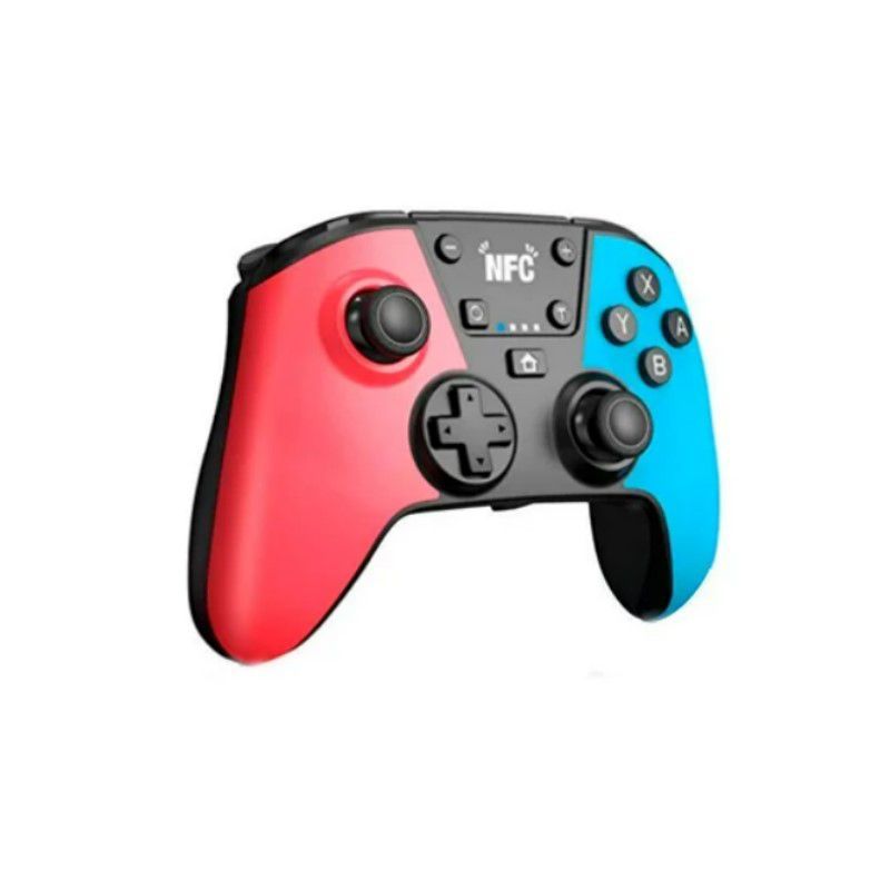 GENERICO - Mando NFC para Nintendo Switch Pro Inalámbrico compatible PC - Rojo
