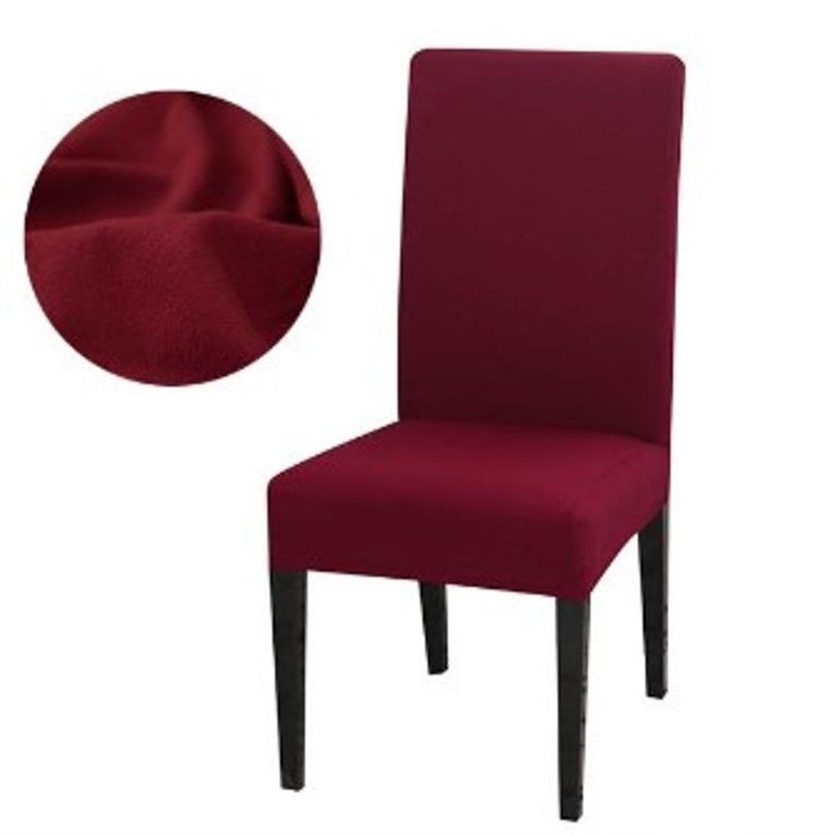 GENERICO - Funda De Silla De ComedorFunda De Silla Ajustable Elástica-6PCS