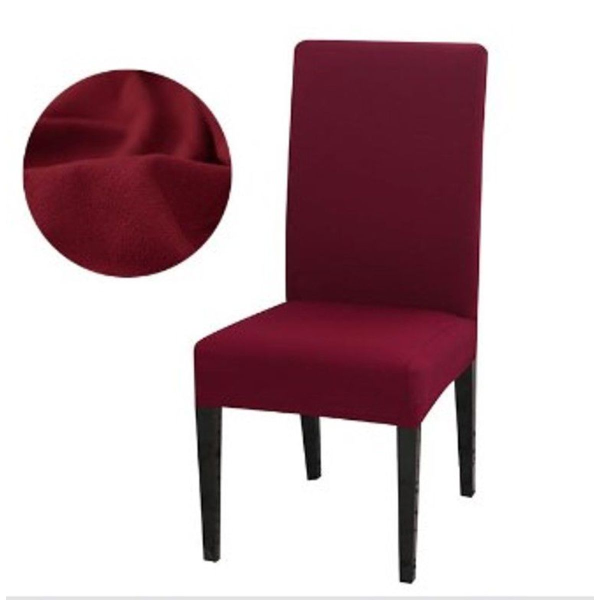 GENERICO - Funda De Silla De ComedorFunda De Silla Ajustable Elástica-6PCS