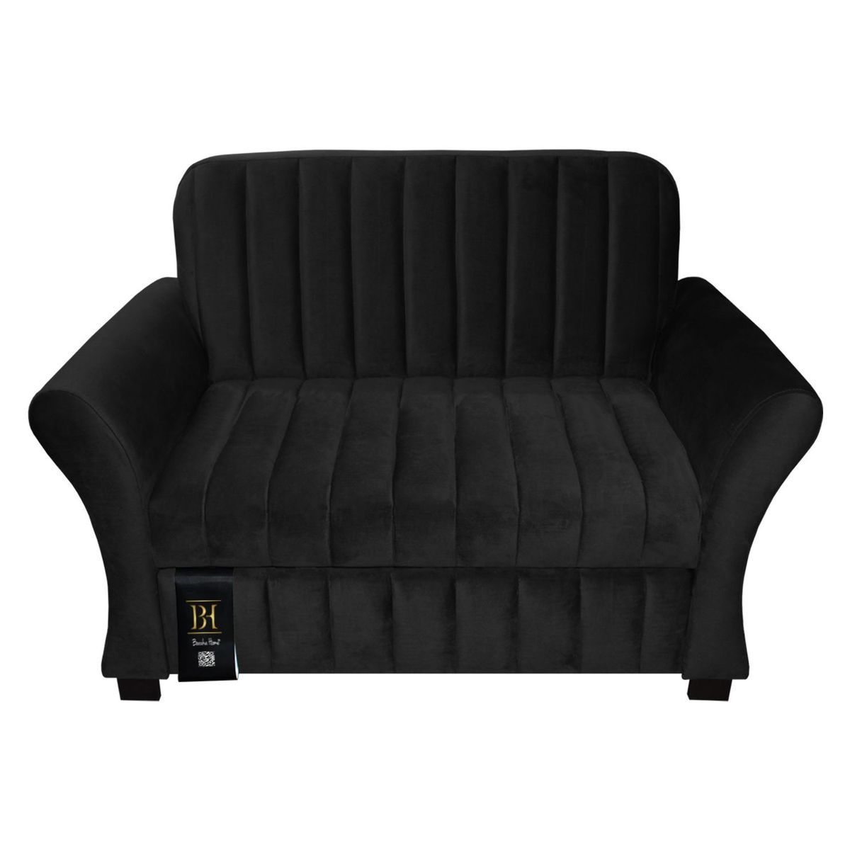 BARAKA HOME - Sofá Cama Vancouver 2 Plz - Negro