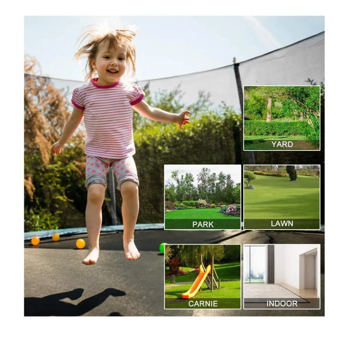 EVERBEST - Cama elástica 305cm trampolín con escalera - everbest