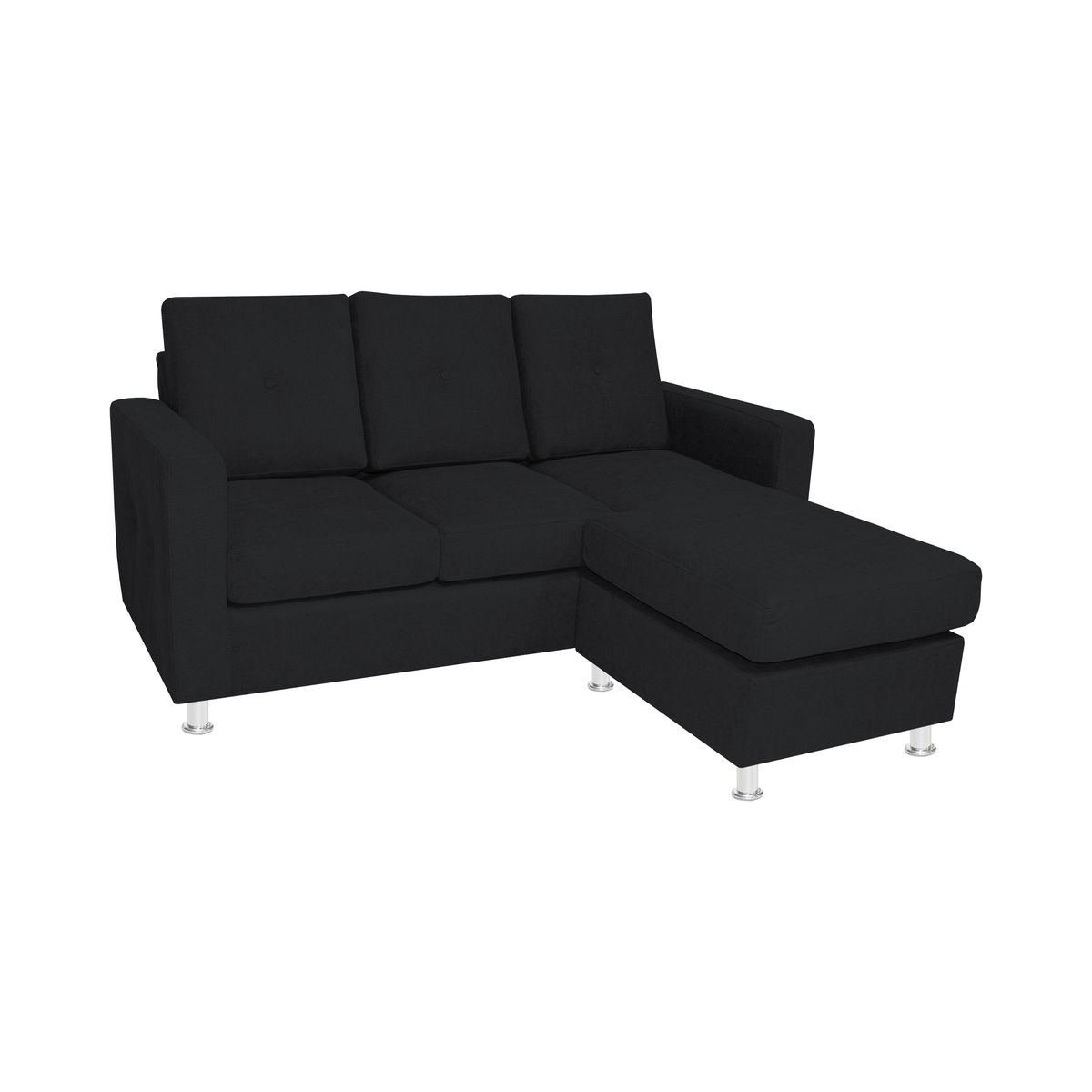 BARAKA HOME - Seccional Intercambiable Lyon 3 Cuerpos - Negro