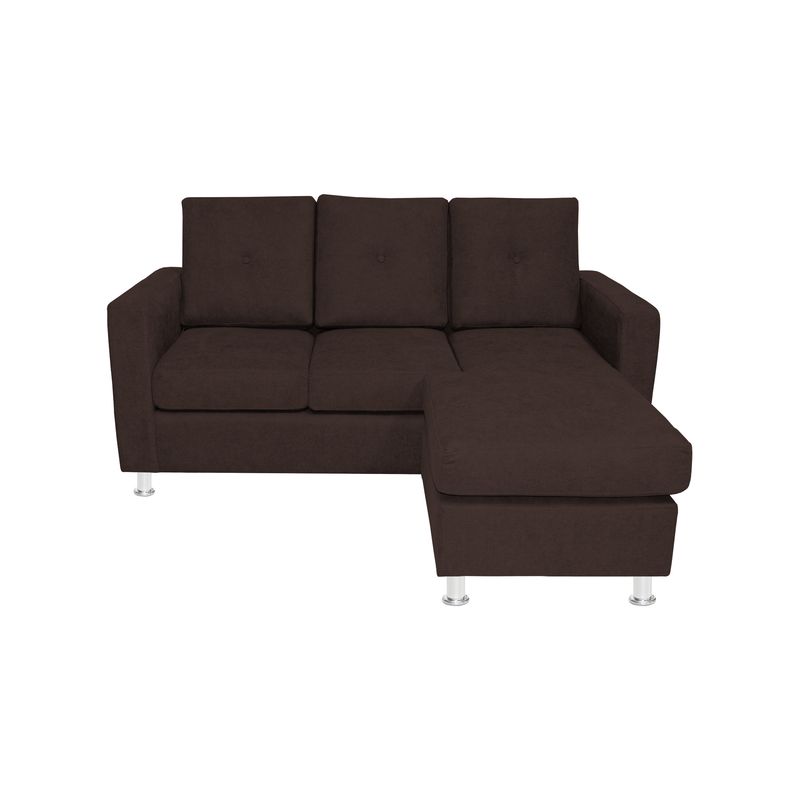 BARAKA HOME - Seccional Intercambiable Lyon 3 cuerpos - Chocolate