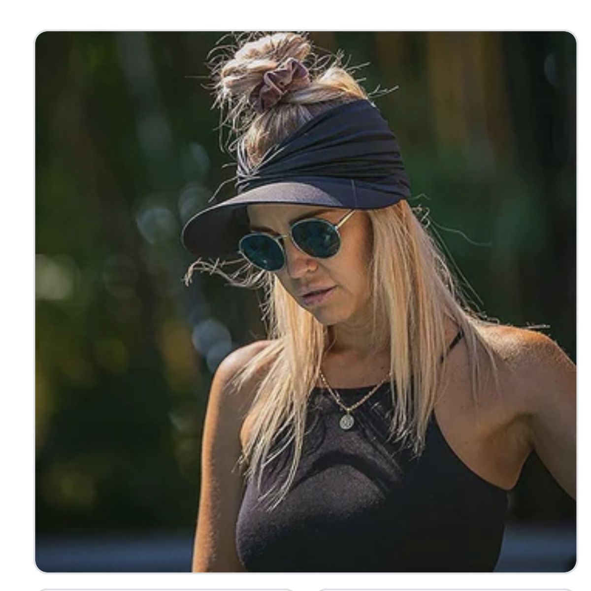 AURELA - Gorra Bandana con Visera para Mujer