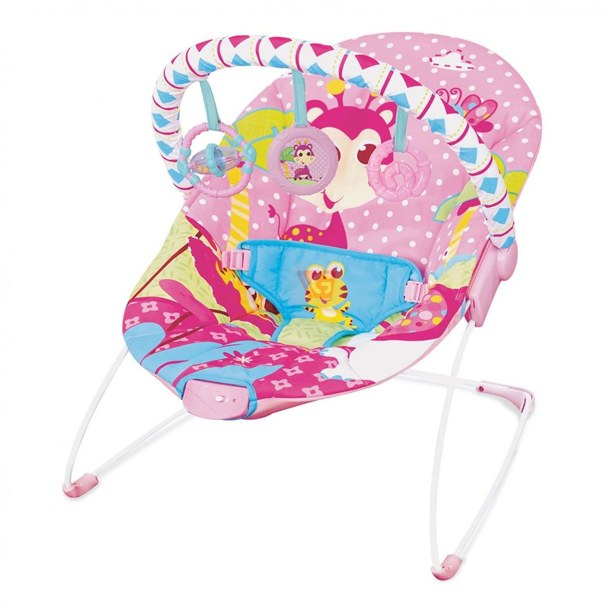 INFANTI - Silla Nido para Bebé Vibraciones Safari Pink Infanti 6790