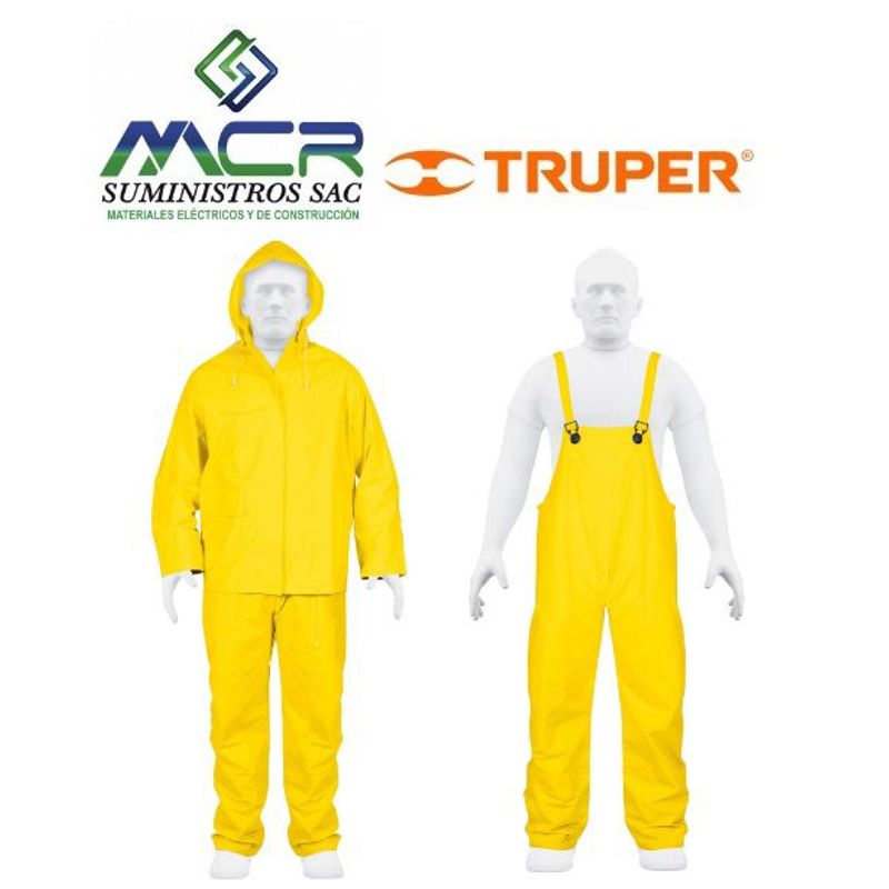 TRUPER - Conjunto Impermeables Doble Capa Talla L Truper