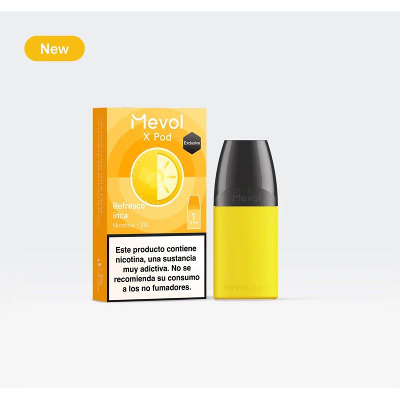 MEVOL - Pod para Mevol X - 1 Pod Refreso Inca 3 por ciento