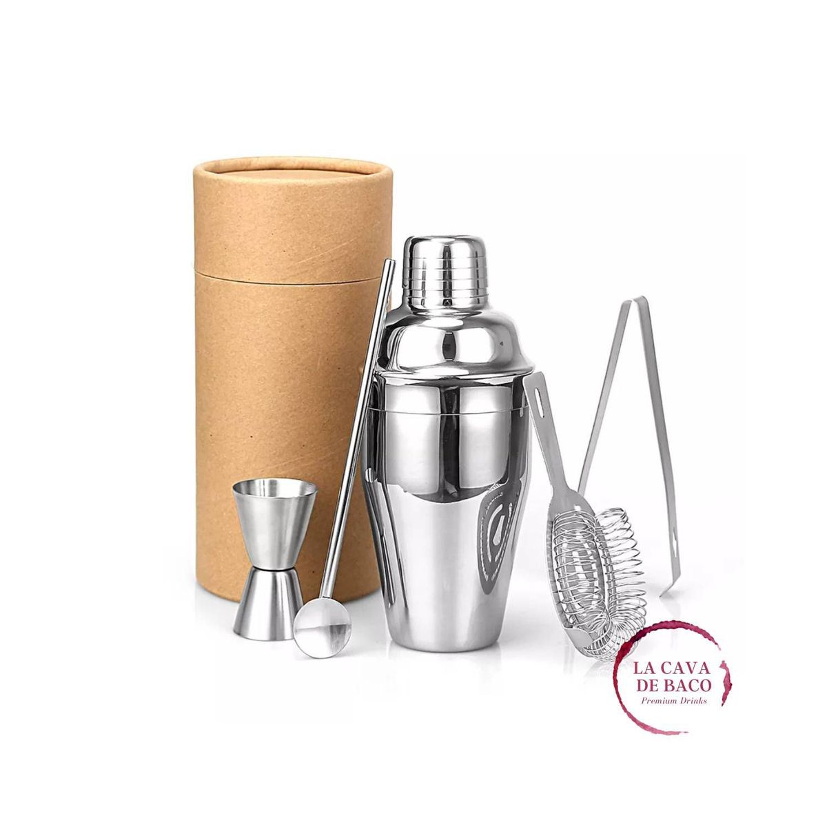 UNIVERSAL - Juego de coctelera bartender Shaker de acero inoxidable