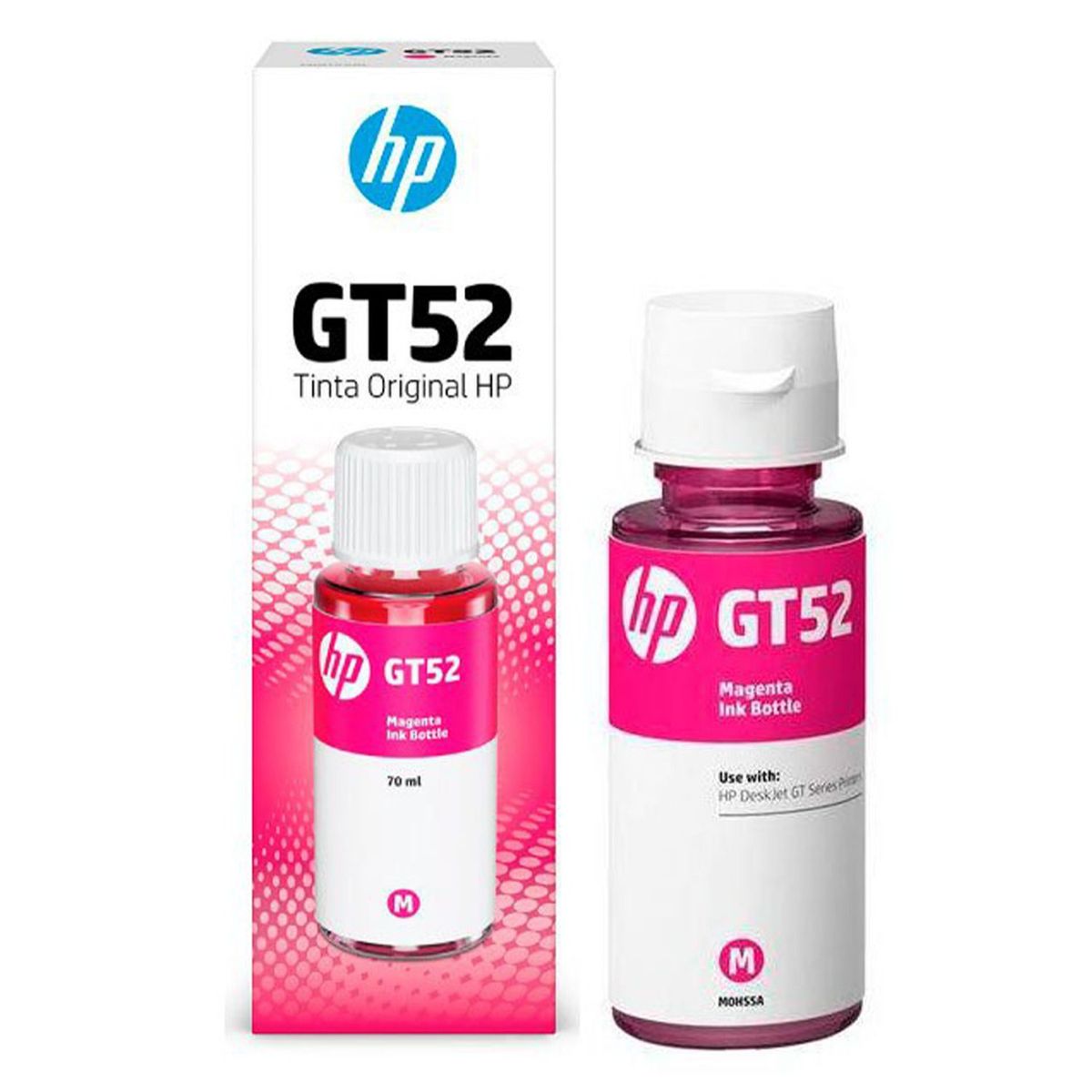 HP - BOTELLA DE TINTA HP GT52 MAGENTA 70ml M0H55AL ORIGINAL