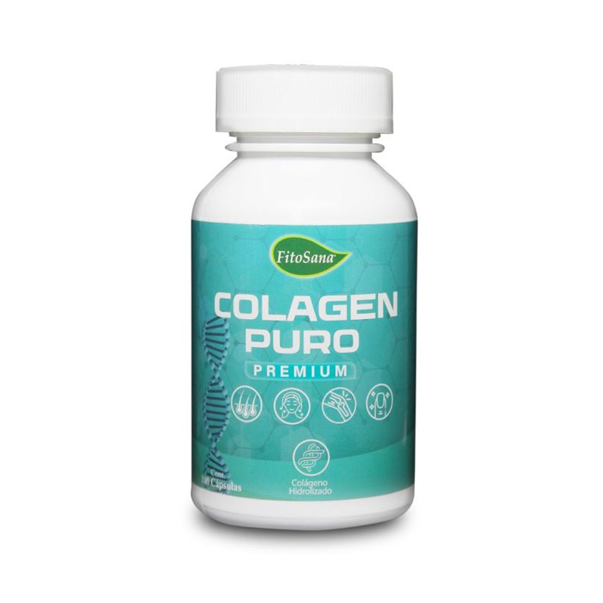 FITOSANA - Cápsulas de Colágeno Puro x 100 unid Fitosana