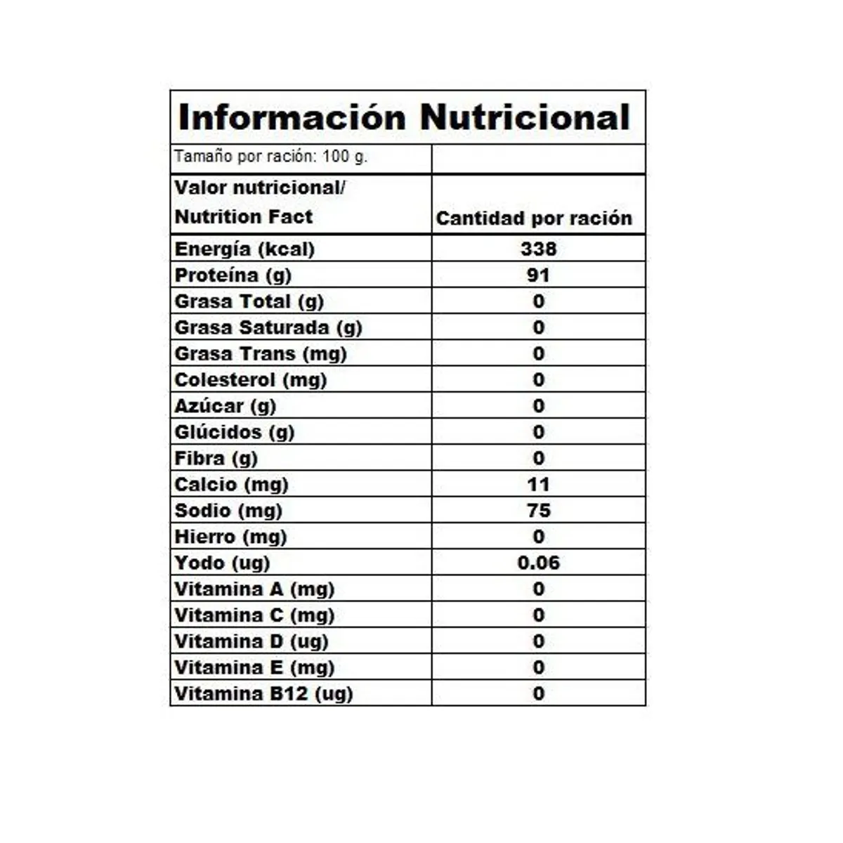 FITOSANA - Cápsulas de Colágeno Puro x 100 unid Fitosana