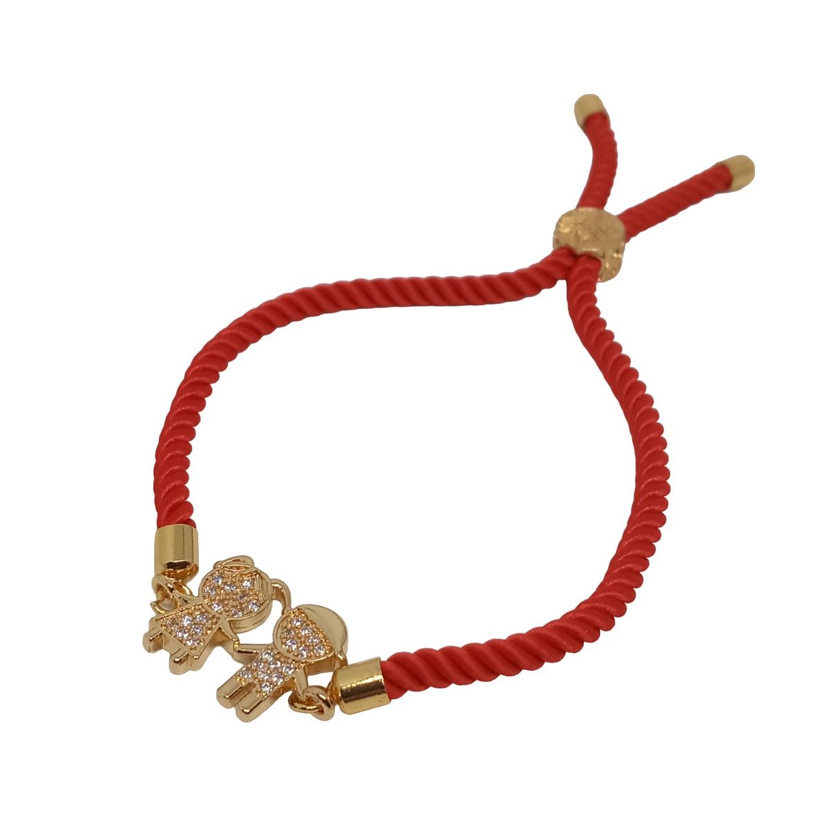LUCYANA JOYAS Y ACCESORIOS - Pulsera para Mujer con Hilo Rojo y dije de Niño y Niña