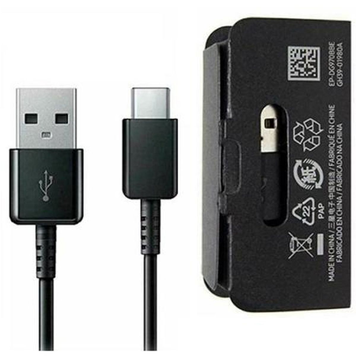 SAMSUNG - Cable Tipo C Samsung Galaxy S10 S10 Plus S10e - negro