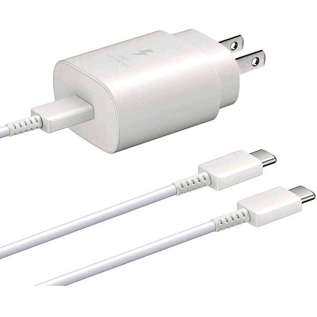 SAMSUNG - Cargador para Samsung Galaxy A70 A80 USB-C 25W - Blanco