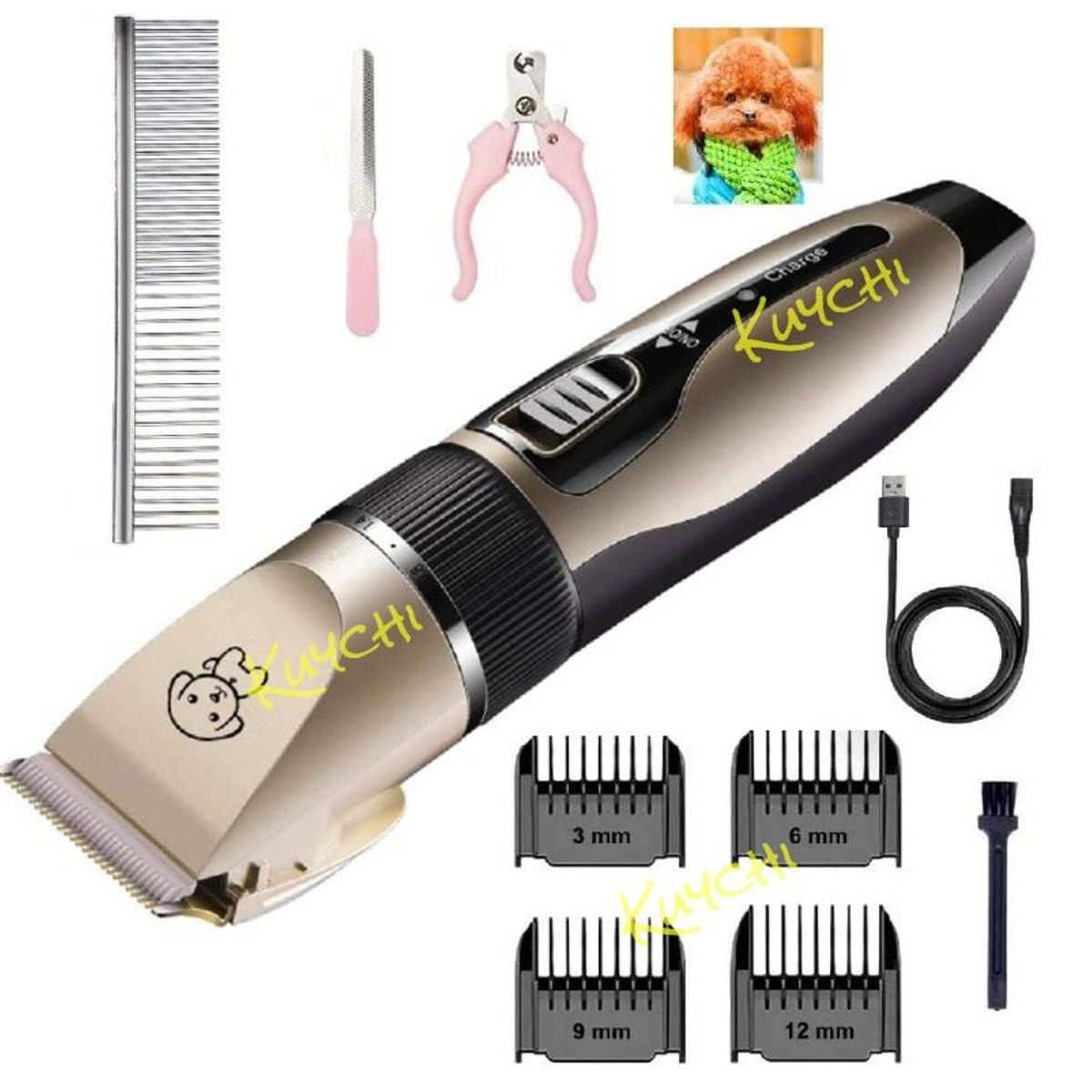 OEM - Cortadora de pelo inalámbrica recargable para mascotas