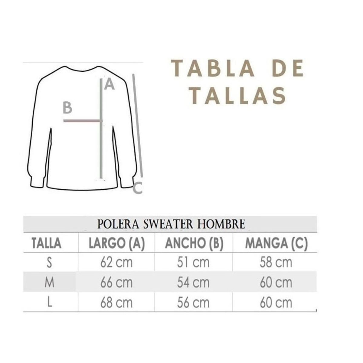 PYT - Polera Polerón Algodón Franela Hombre