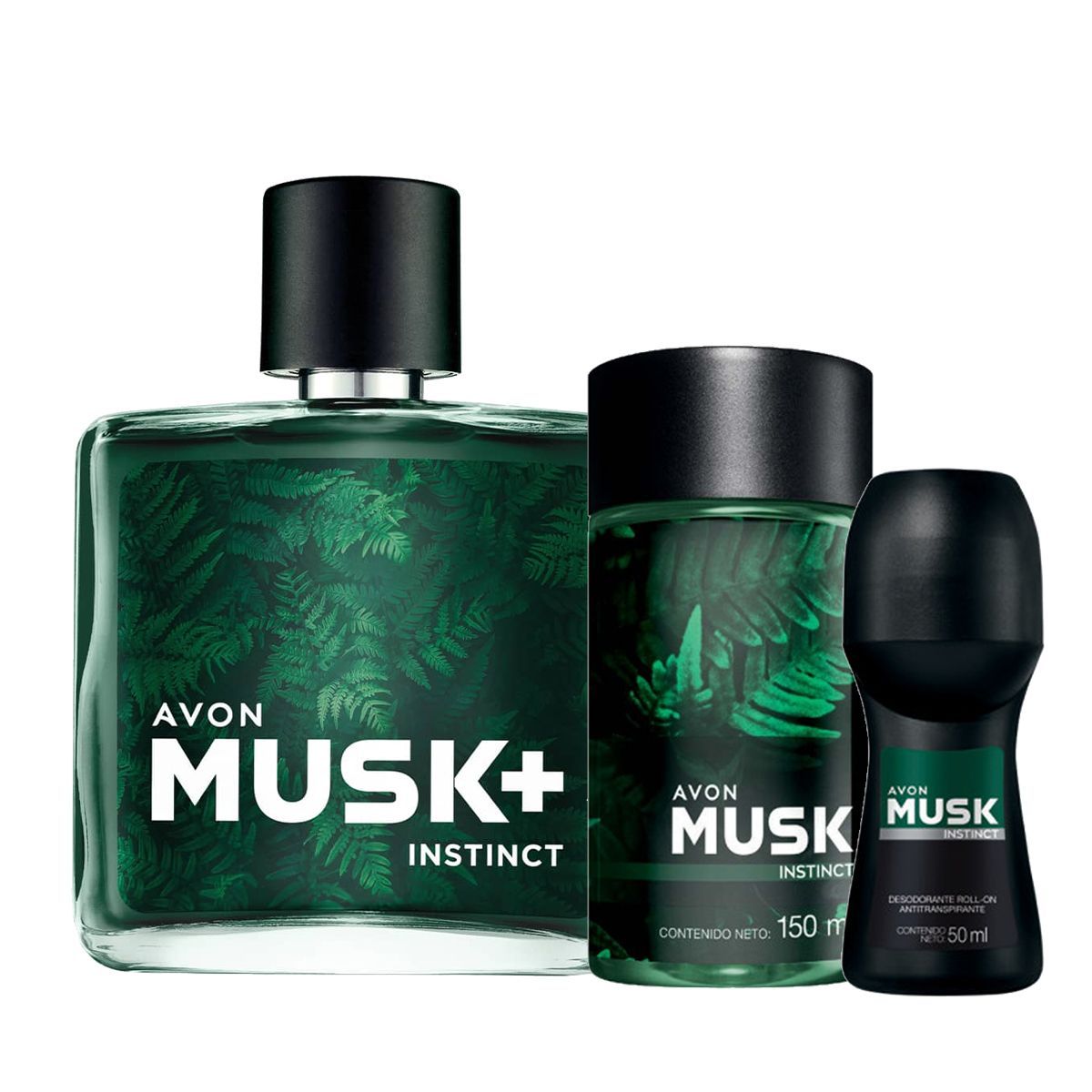 AVON - Musk Instinct Fragancia de Hombre con Deo y Refresh