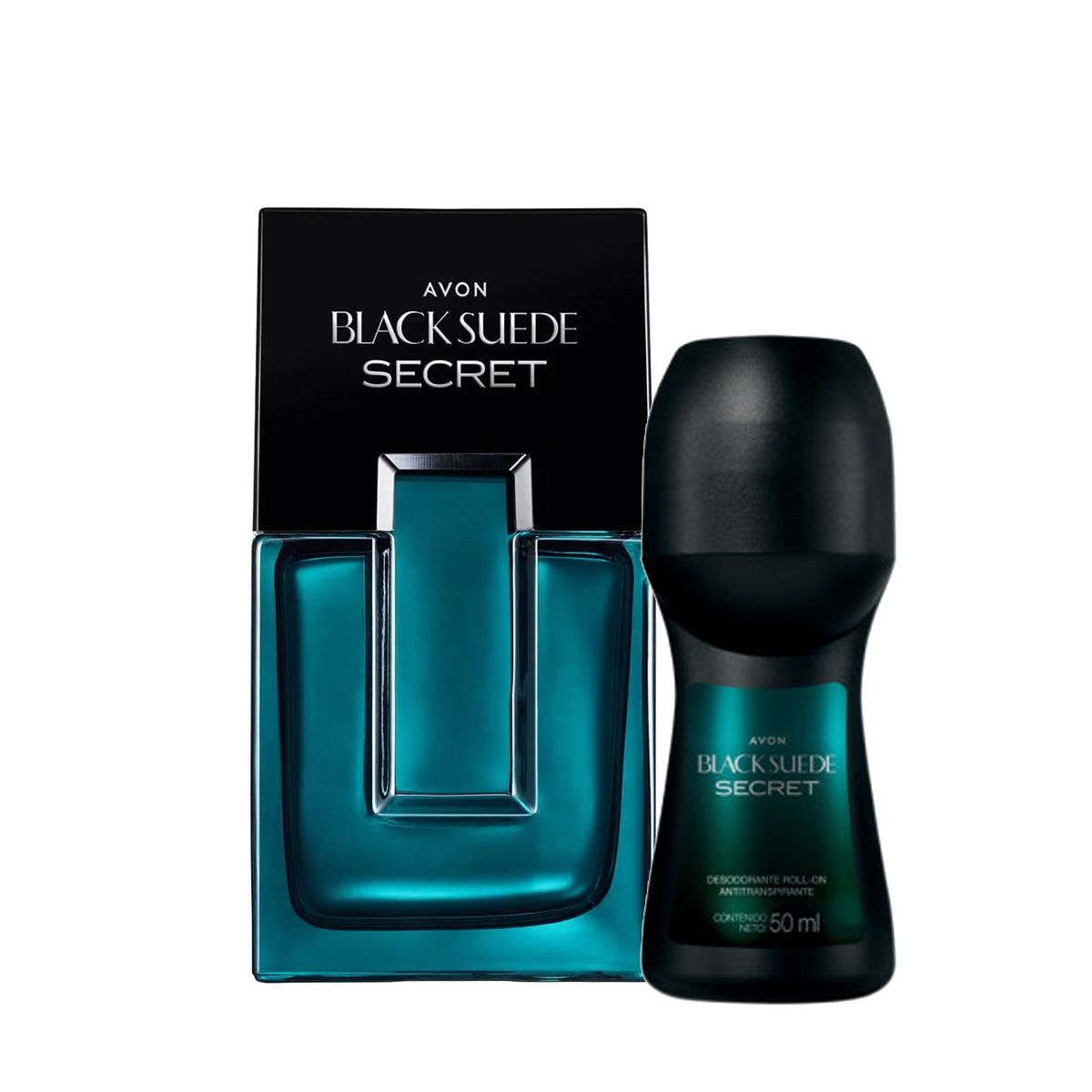 AVON - Black Suede Secret Perfume con Desodorante de Hombre
