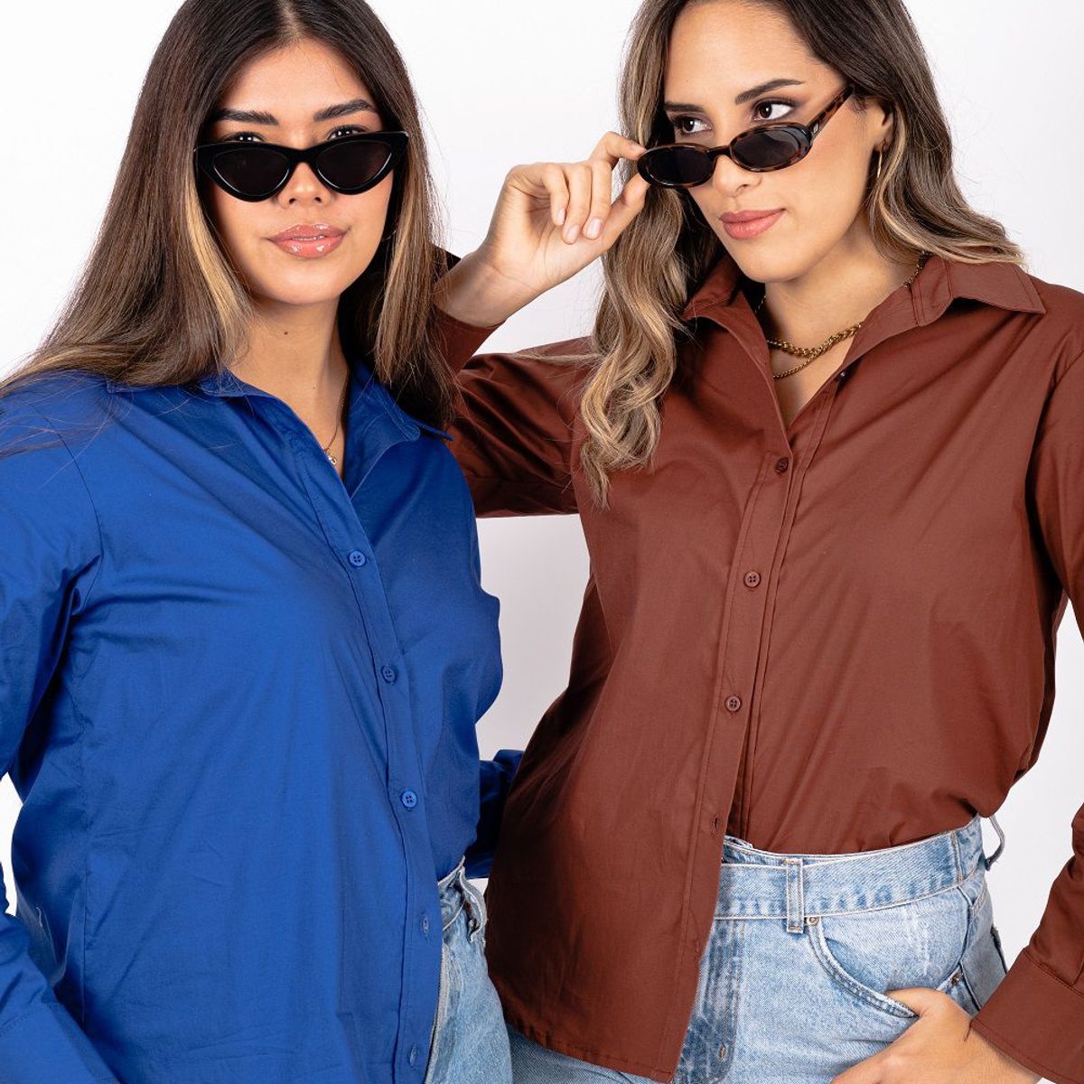 PYT - Camisa Popelina Manga Larga Mujer