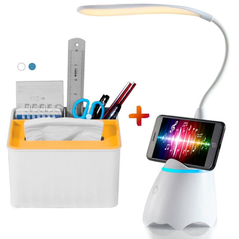 SASHIJA - Lámpara LED Bluetooth Y52 Y Organizador Escritorio R30 BLoCL
