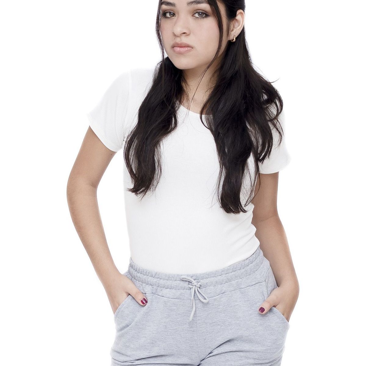 PYT - Polo Algodón Rib Manga Corta Mujer