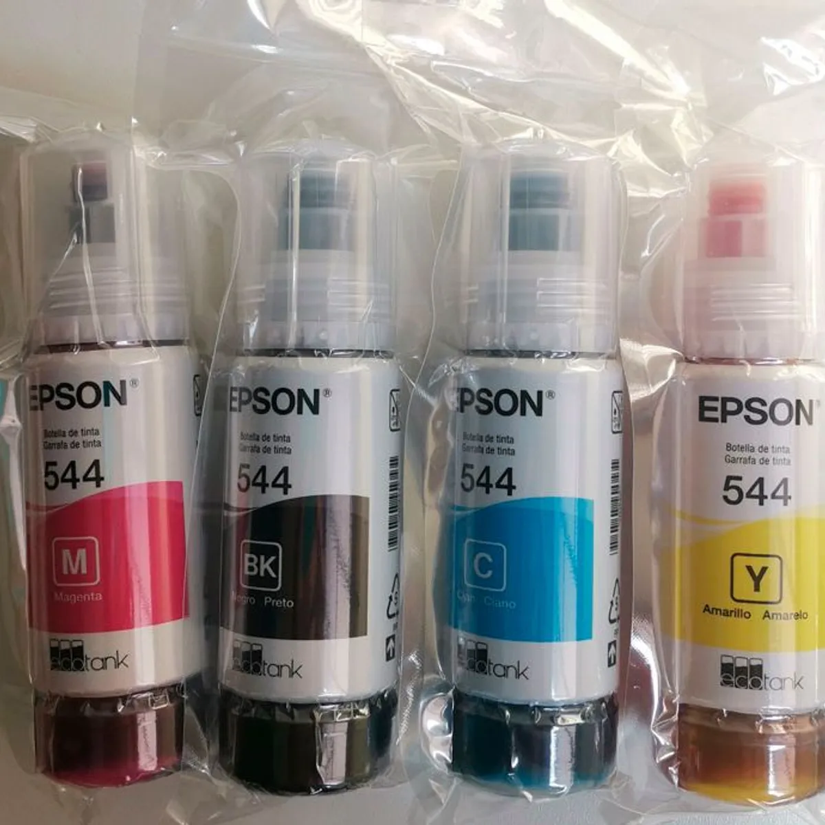 EPSON - Juego De Tinta Epson T544 Original Serie L3210 L3250 L5290