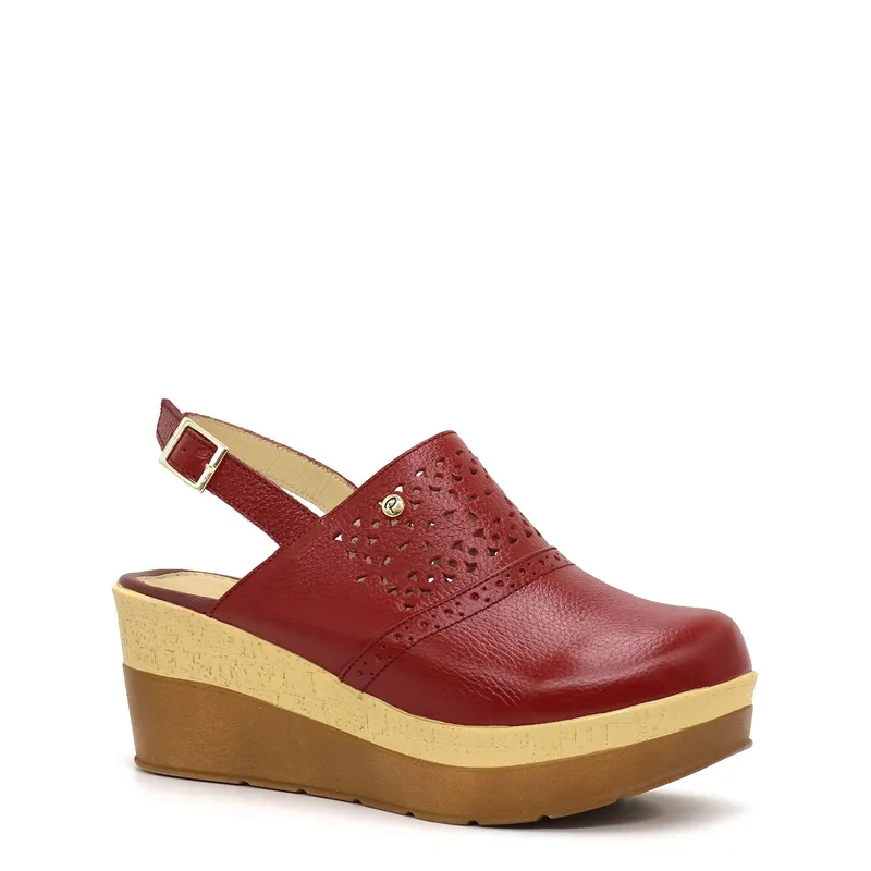 PAR&SS - ZAPATOS ZUECOS DE CUERO PARA MUJER PARSS KA22-KEYLA