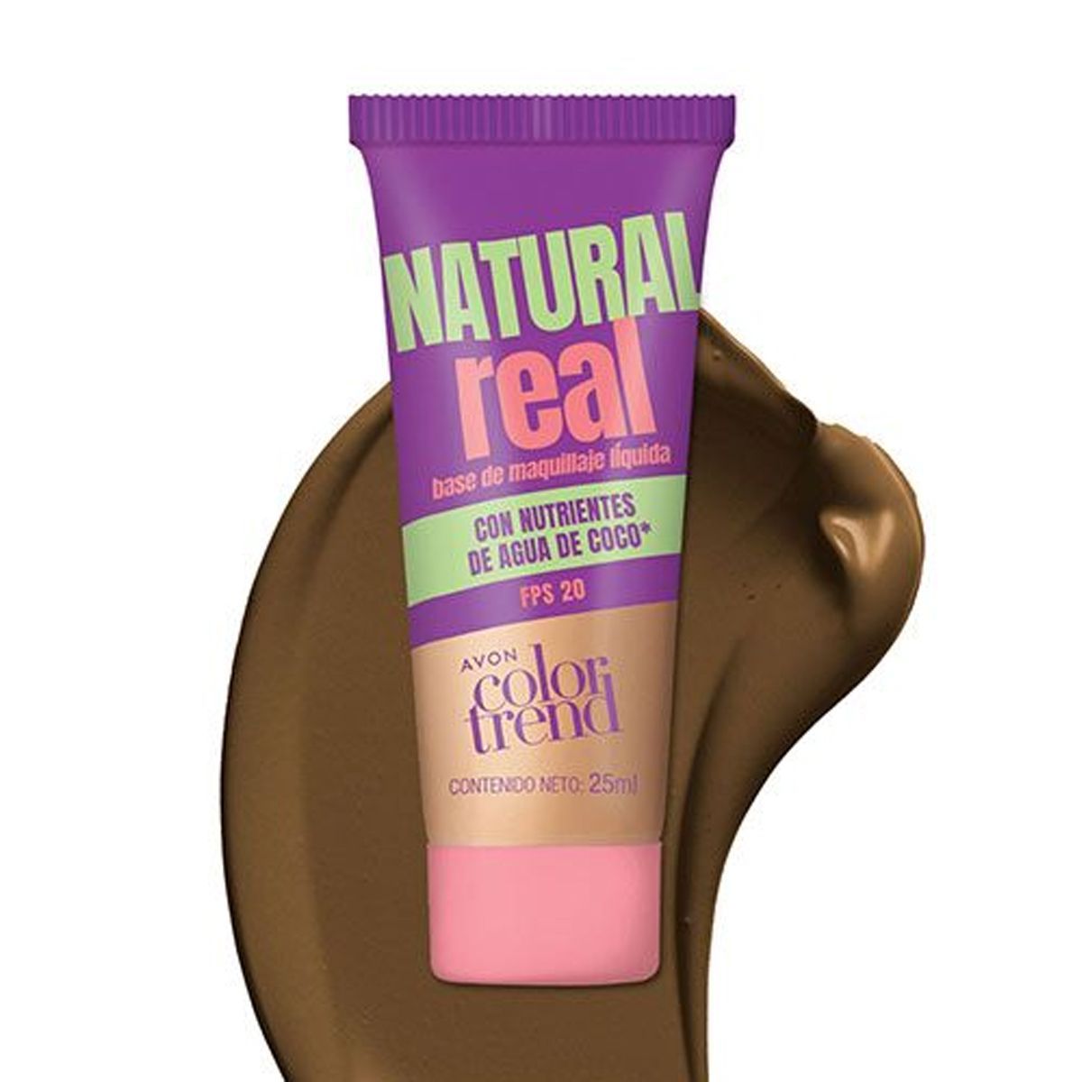 AVON - Base Liquida Natural Real FPS 20 OSCURO Avon