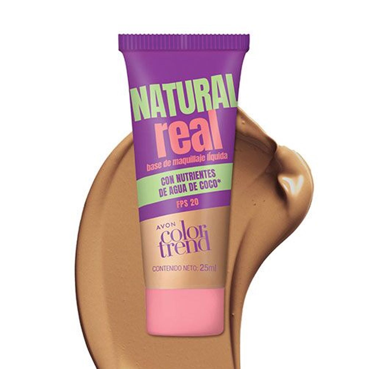 AVON - Base Liquida Natural Real FPS 20 MEDIO Avon