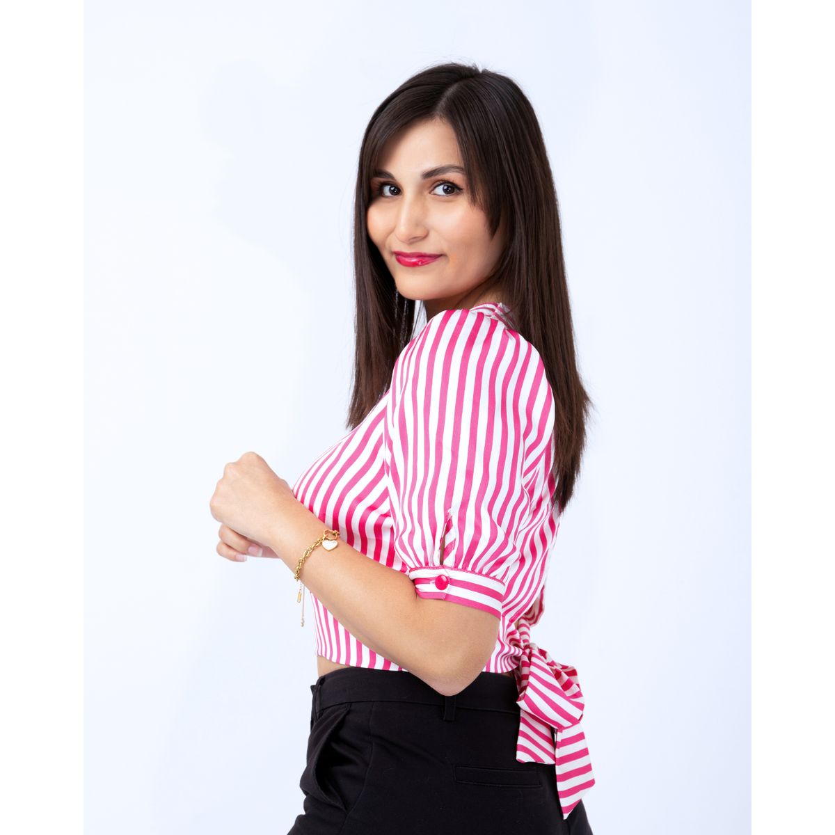 GENERICO - Blusa Stephanie Rayada - Versatil