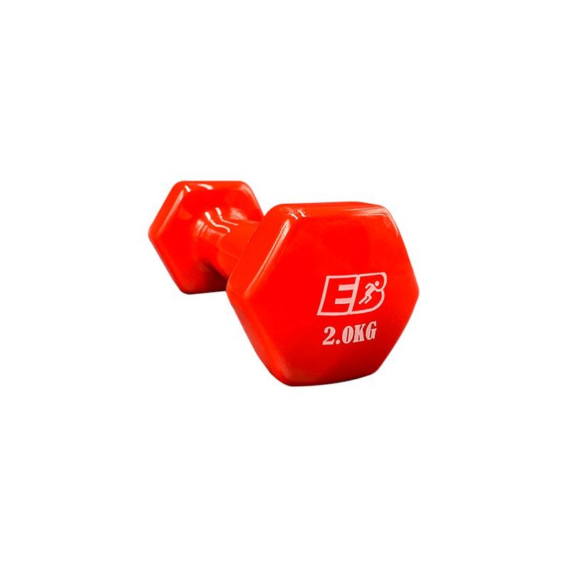 EVERBEST - Par de pesas Mancuerna de 2kg Rojo