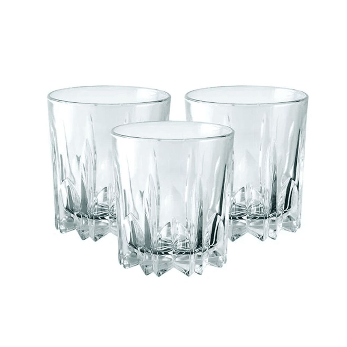 HYGGE - Set de 6 Vasos Whiskeros de Vidrio Liso 270ml