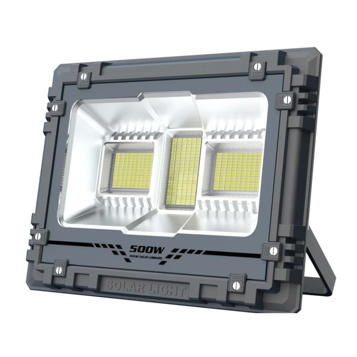 GENERICO - REFLECTOR 500W RECARGABLE CON ENERGIA  SOLAR