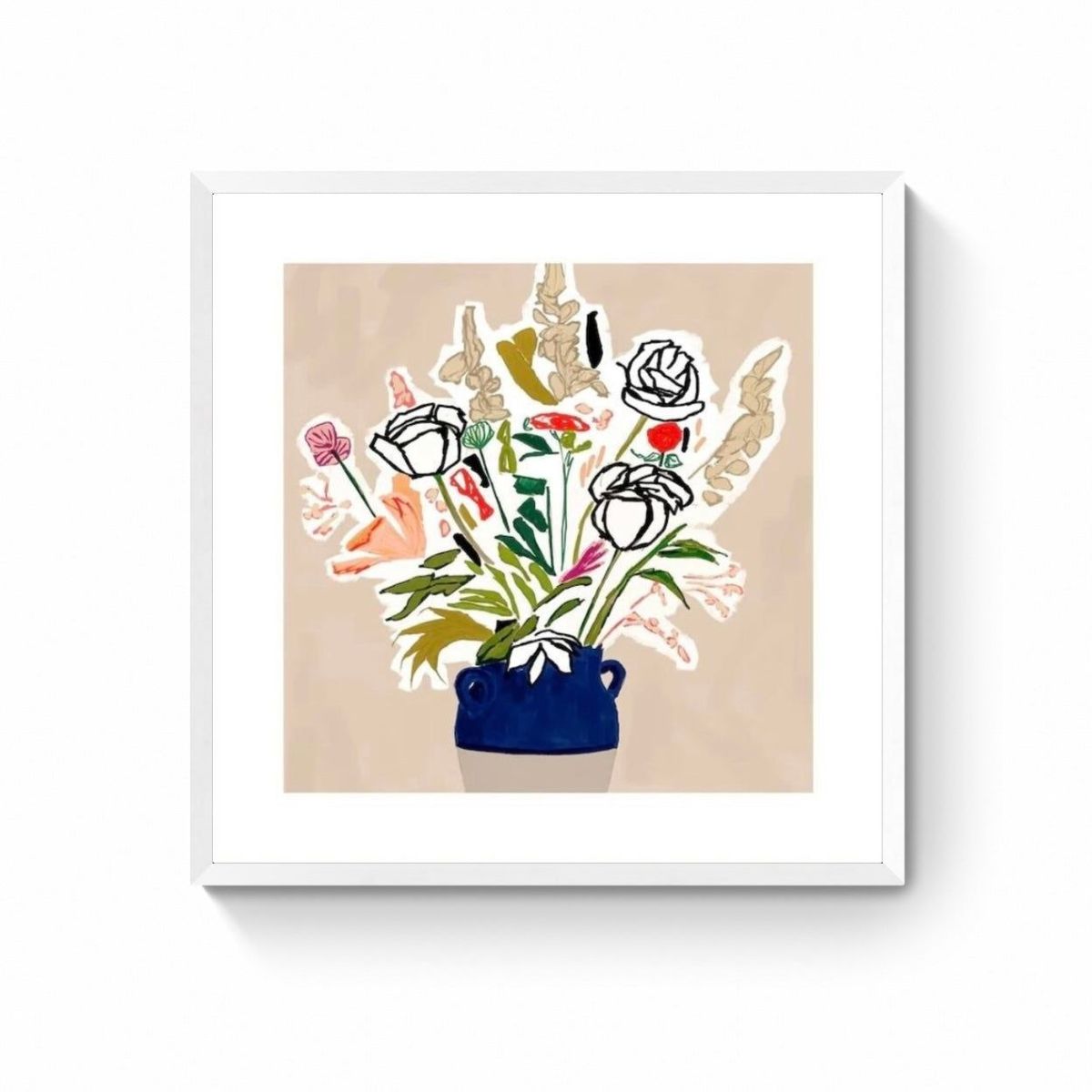 DECO DESIGN - Deco Design Cuadro Annie 50X50Cm