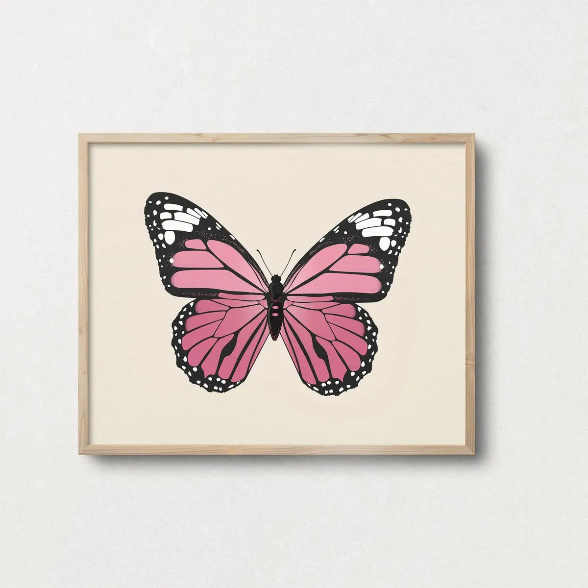 DECO DESIGN - Deco Design Cuadro Butterfly 30X40Cm