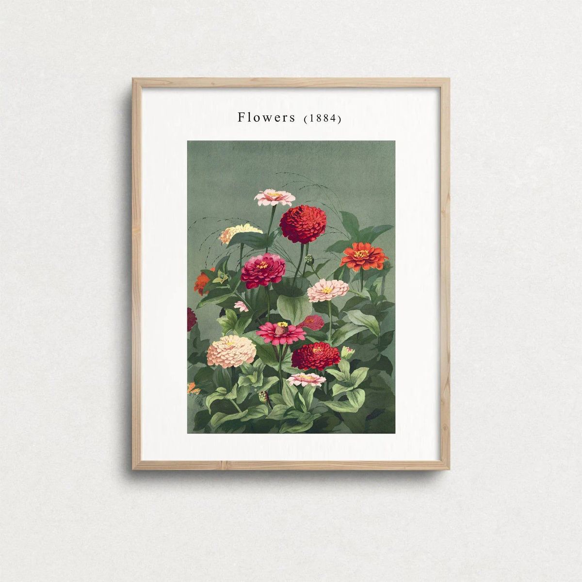 DECO DESIGN - Deco Design Cuadro Flowers 1884 30X40Cm