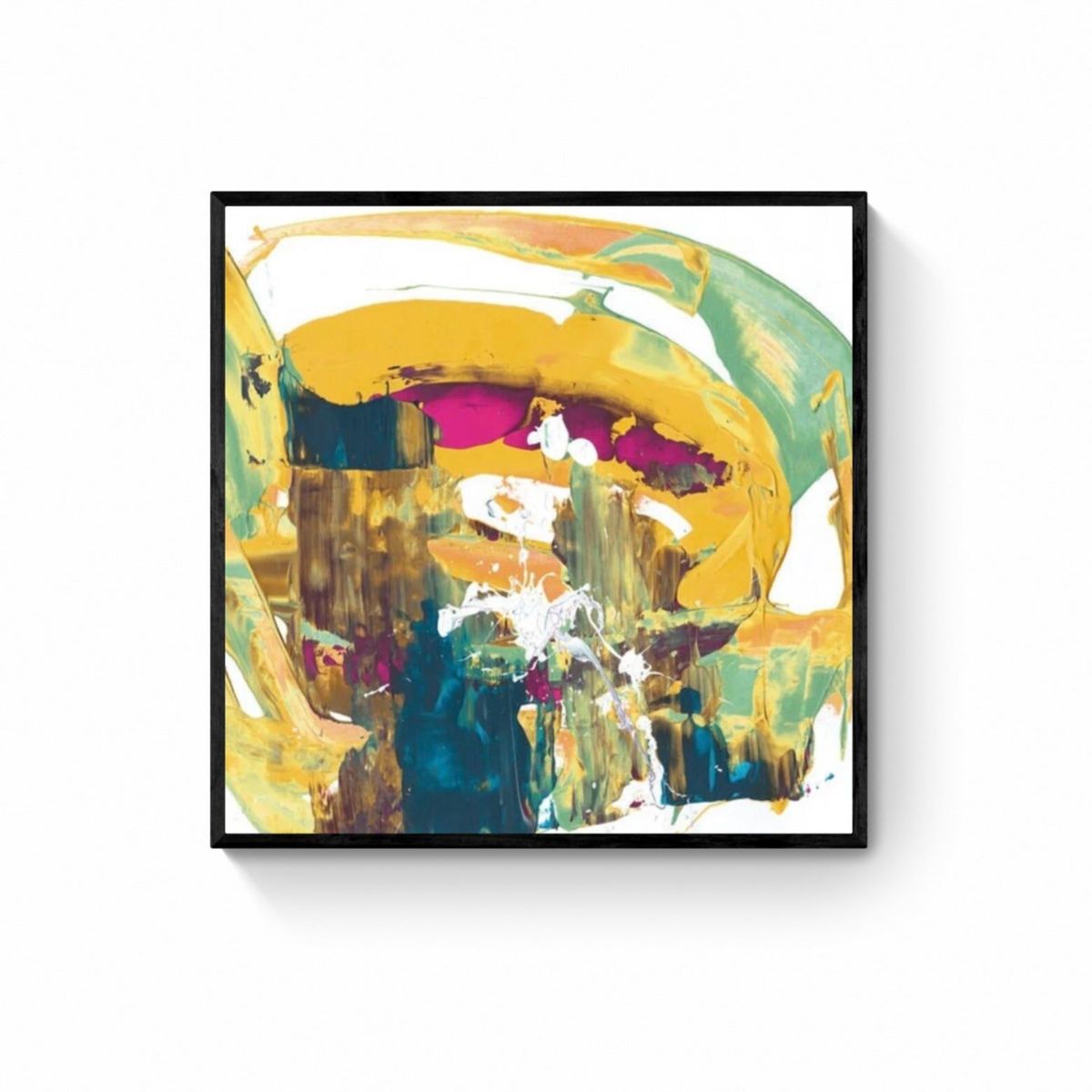 DECO DESIGN - Deco Design Cuadro Yellow 50X50Cm