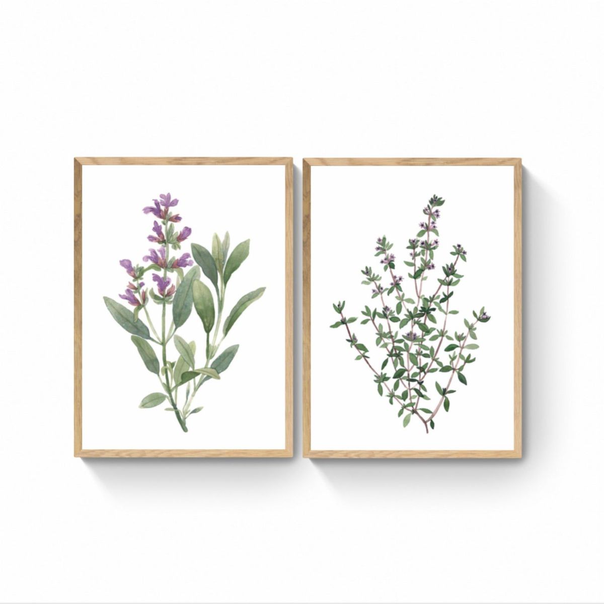 DECO DESIGN - Deco Design Set Purple Botanic X 2 PCS- 40x60cm