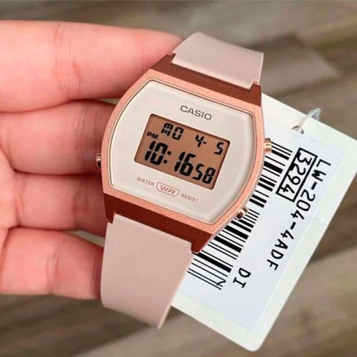 CASIO - Reloj Casio LW-204-4A Mujer - Palo Rosa