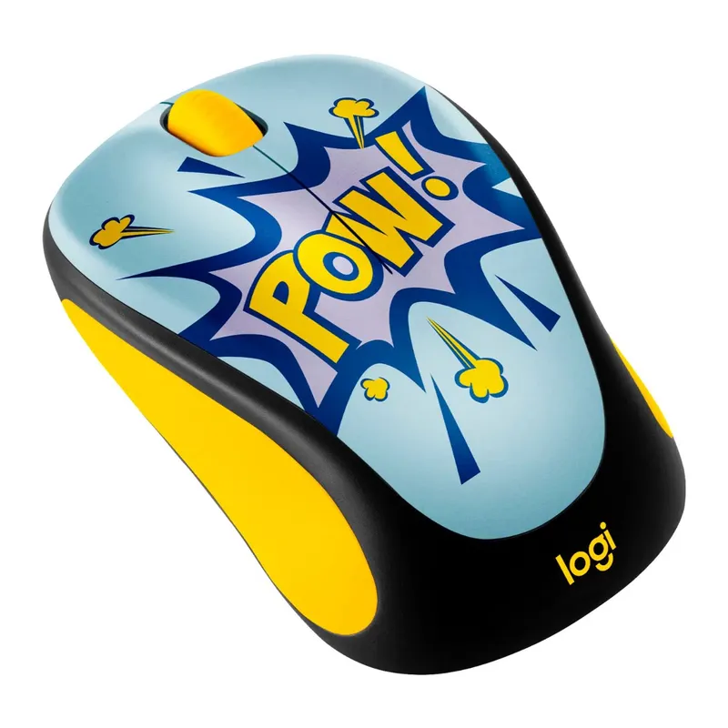 LOGITECH - MOUSE CON DISEÑO INALAMBRICO LOGITECH M317C POW YELLOWBLACK-