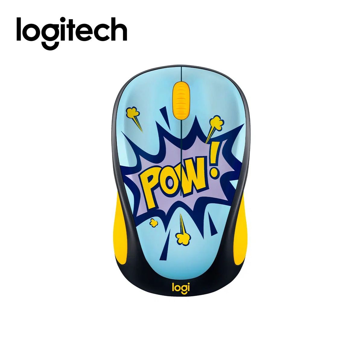 LOGITECH - MOUSE CON DISEÑO INALAMBRICO LOGITECH M317C POW YELLOWBLACK-