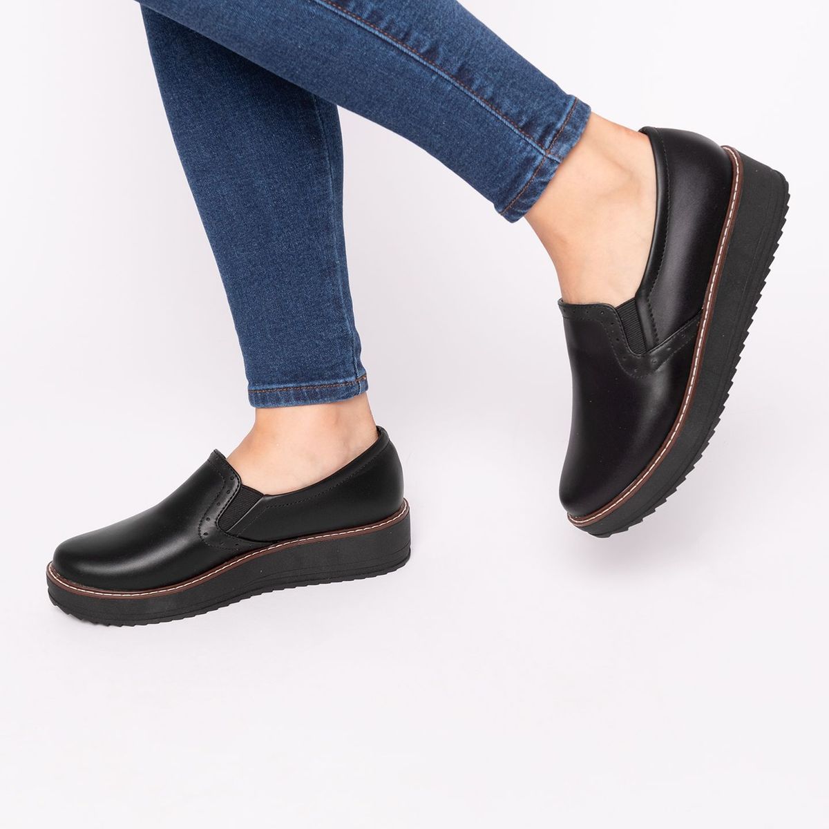 NEBULA - Mocasin Ferrara - Negro