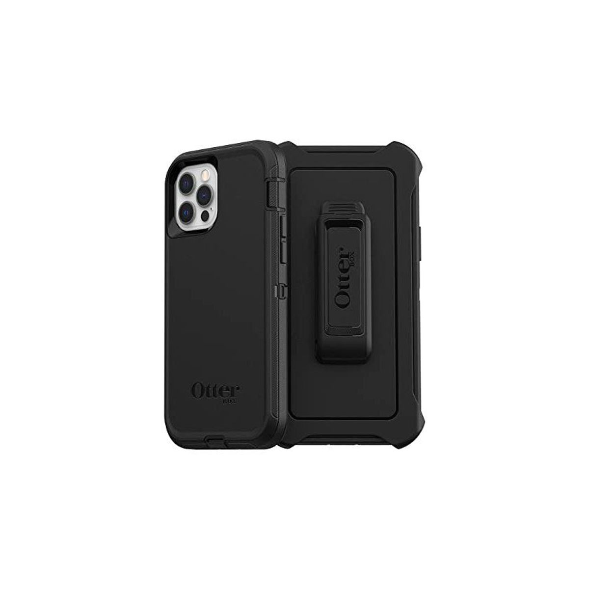 OTTERBOX - Funda  Otterbox Para Iphone 12 Pro Max Case Defender- Negro