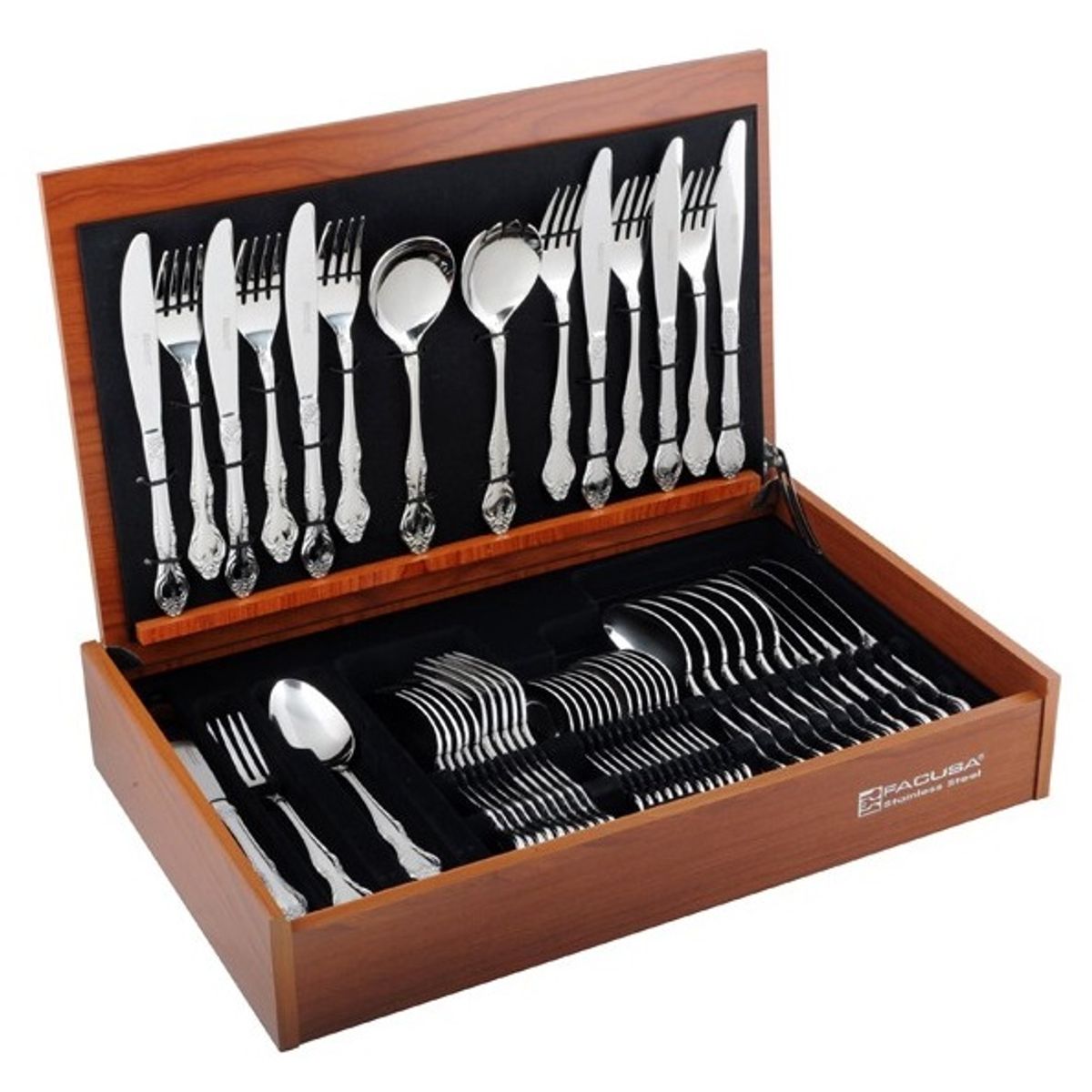 FACUSA - Set de Cubiertos  Facusa 50 piezas - Modelo Medallon